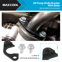 {{ LS Billet Oil Pump Pickup Tube Girdle Brace Hold Down For GEN III IV LS1 LS2 LS3 }} - Buy Car Parts Online at {{ Kaka Auto Parts }}.