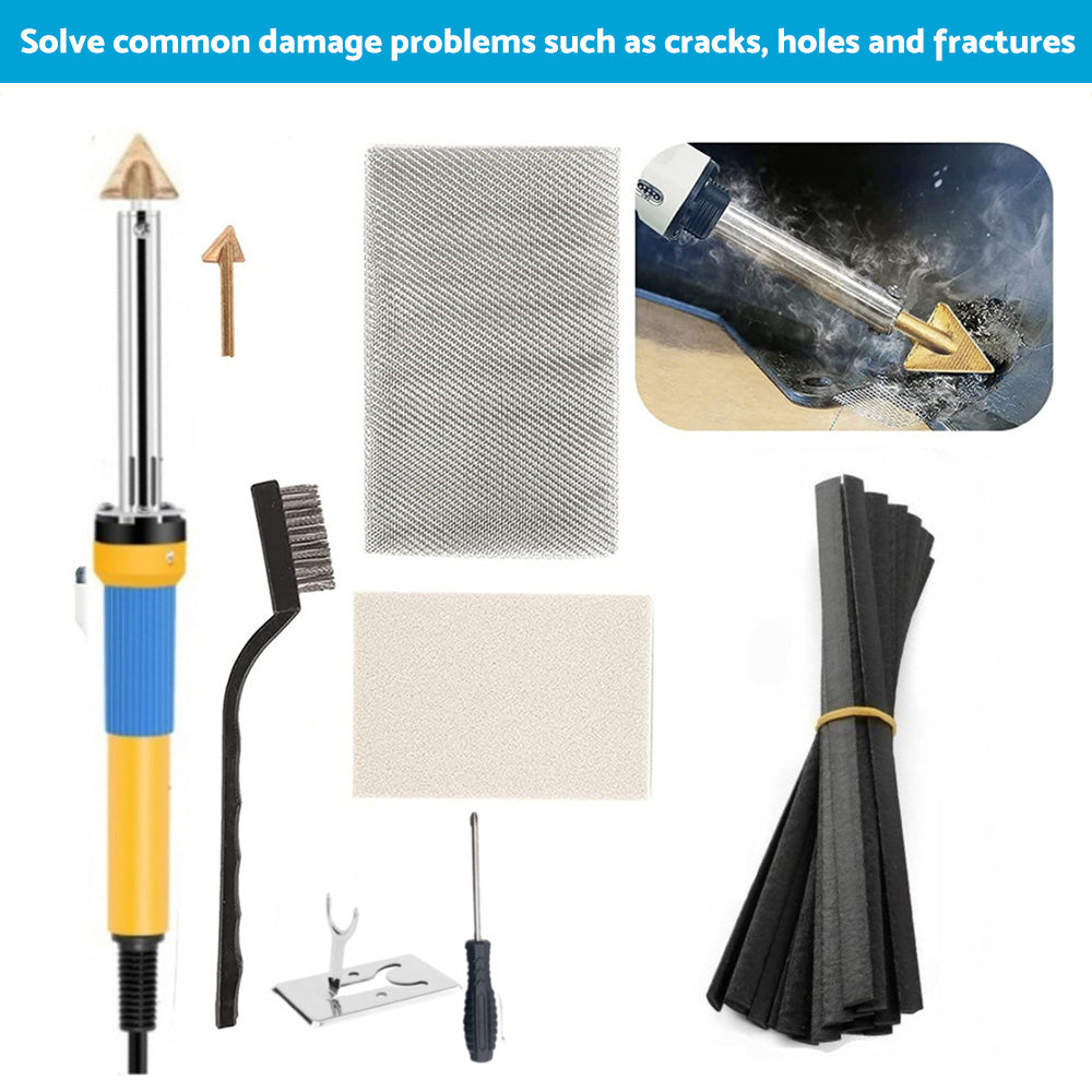 Plastic Welding Soldering Iron Kits Car Bumper Dashboard Kid Repair Welder Tool