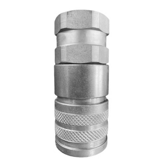 {{ Hydraulic Female Flat Faced Coupler Suitable For Bobcat 7246790 1/2in Body 3/4in Sae Thread }} - Buy Car Parts Online at {{ Kaka Auto Parts }}.