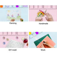 Silicone Art Mat Non-Stick Suitable For Resin Casting Crafts Painting Clay and Play