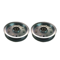 2x Flat Idler Pulley 753-08171 Suitable For Cub Cadet & MTD Ride-On Mowers 756-04129