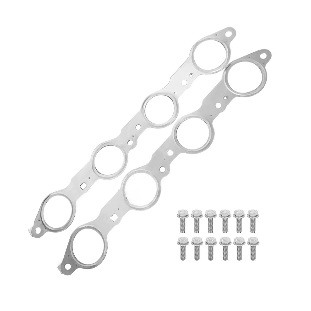 1 Pair Exhaust Manifold Header Gasket Suitable For LS LS1 4.8 5.3 5.7 6.0 6.2L