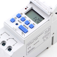 {{ AU Local Digital LCD Power Programmable DIN Rail Timer Time Switch Relay AC 220V }} - Buy Car Parts Online at {{ Kaka Auto Parts }}.