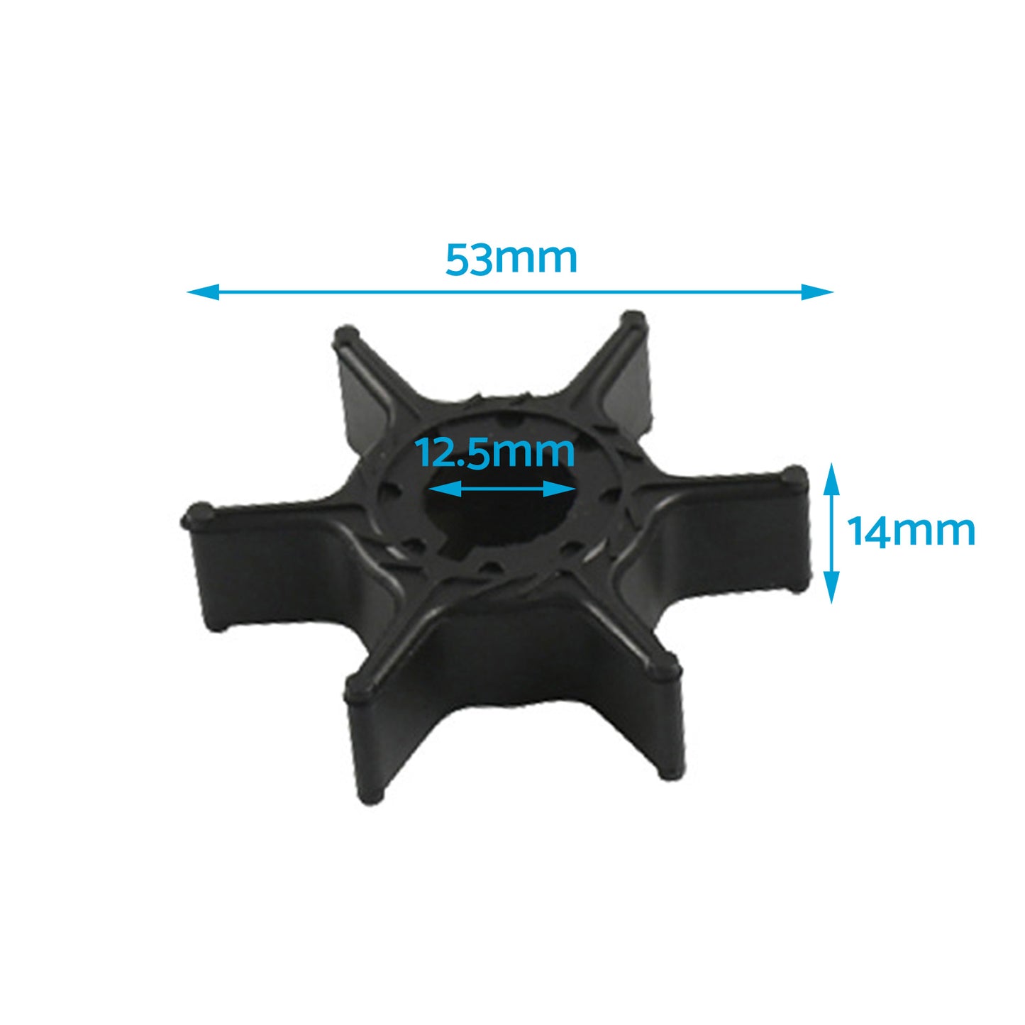 {{ Water Pump Impeller Kit Suitable For Yamaha 9.9 15 HP 2 Strokeb 63V-W0078-01 }} - Buy Car Parts Online at {{ Kaka Auto Parts }}.