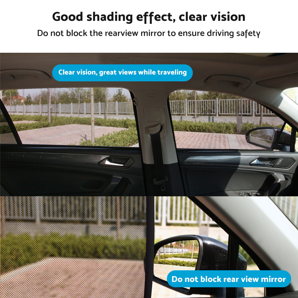 Magnetic Rear and Side Window Sun Shade Mesh Suitable For Toyota RAV4 2019-2023