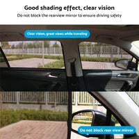 Magnetic Rear and Side Window Sun Shade Mesh Suitable For Toyota RAV4 2019-2023