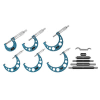 6x Precision Outside Micrometers 0-150mm Suitable For Machinist – Carbide 0.01mm