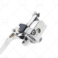 {{ 1inch Chrome Motorcycle Handlebar Hydraulic Brake Master Cylinder  and  Clutch Lever }} - Buy Car Parts Online at {{ Kaka Auto Parts }}.