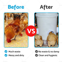 {{ Chicken Feeder Poultry Pro Feeder DIY Port PVC Gravity Fed Chicke Feeder }} - Buy Car Parts Online at {{ Kaka Auto Parts }}.