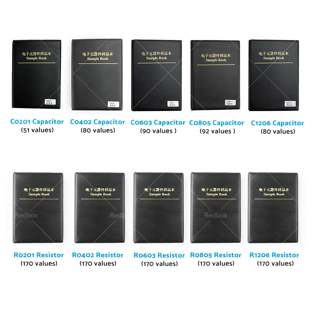 {{ 1x 0201/0402/0603/0805/1206 SMD/SMT Capacitor Chip Resistor Samples Book Kit }} - Buy Car Parts Online at {{ Kaka Auto Parts }}.