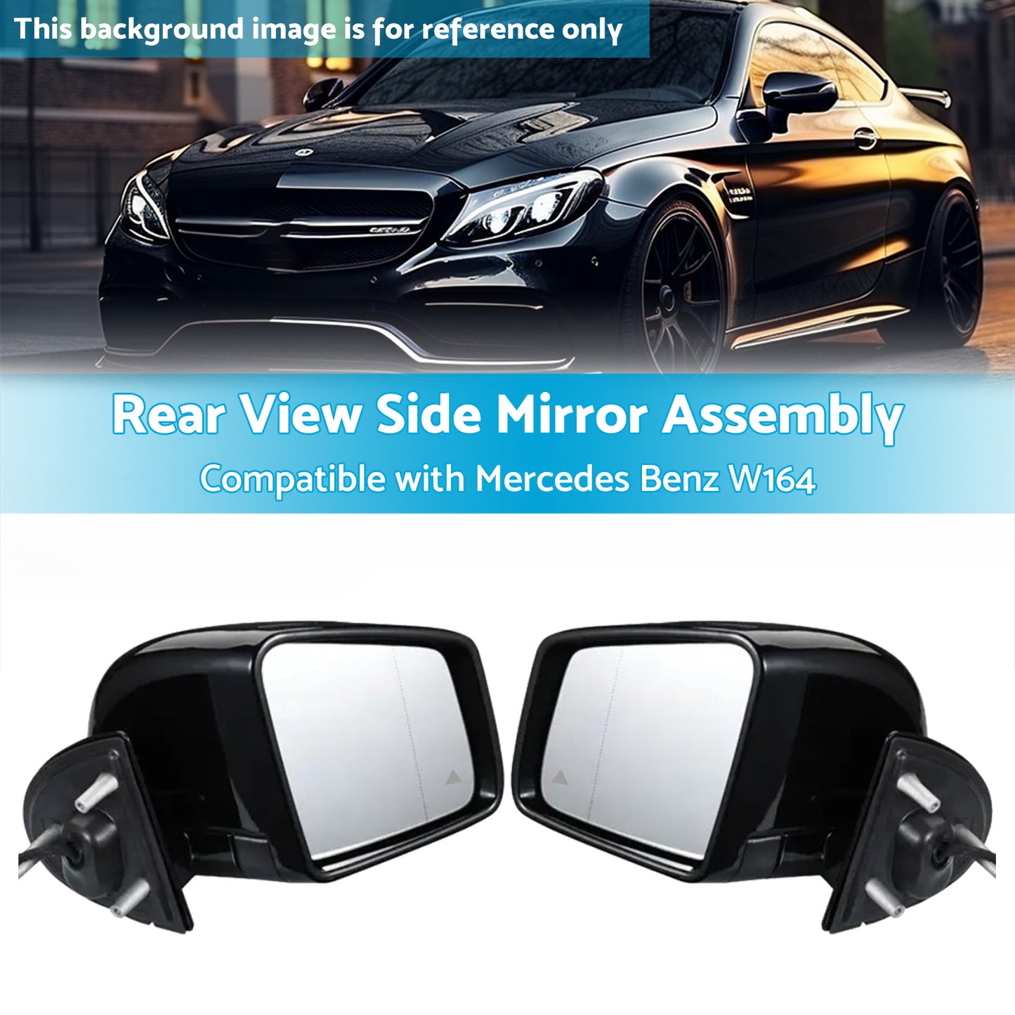 {{ View Side Mirror Assembly Rear Suitable for 05-11 Mercedes Benz W164 X164 ML GL }} - Buy Car Parts Online at {{ Kaka Auto Parts }}.
