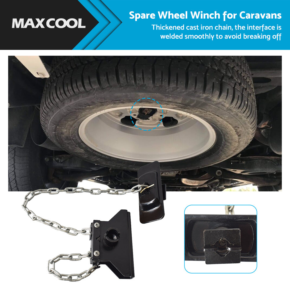{{ Spare Wheel Tyre Winch Winder Assembly Fits For Ford Ranger Models Heavy Duty }} - Buy Car Parts Online at {{ Kaka Auto Parts }}.