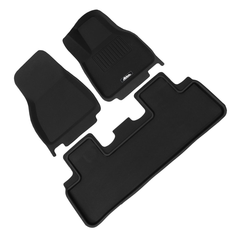 {{ RHD Front & Rear Rubber Floor Mats Set Suitable For Tesla Model Y 2021-2024 }} - Buy Car Parts Online at {{ Kaka Auto Parts }}.