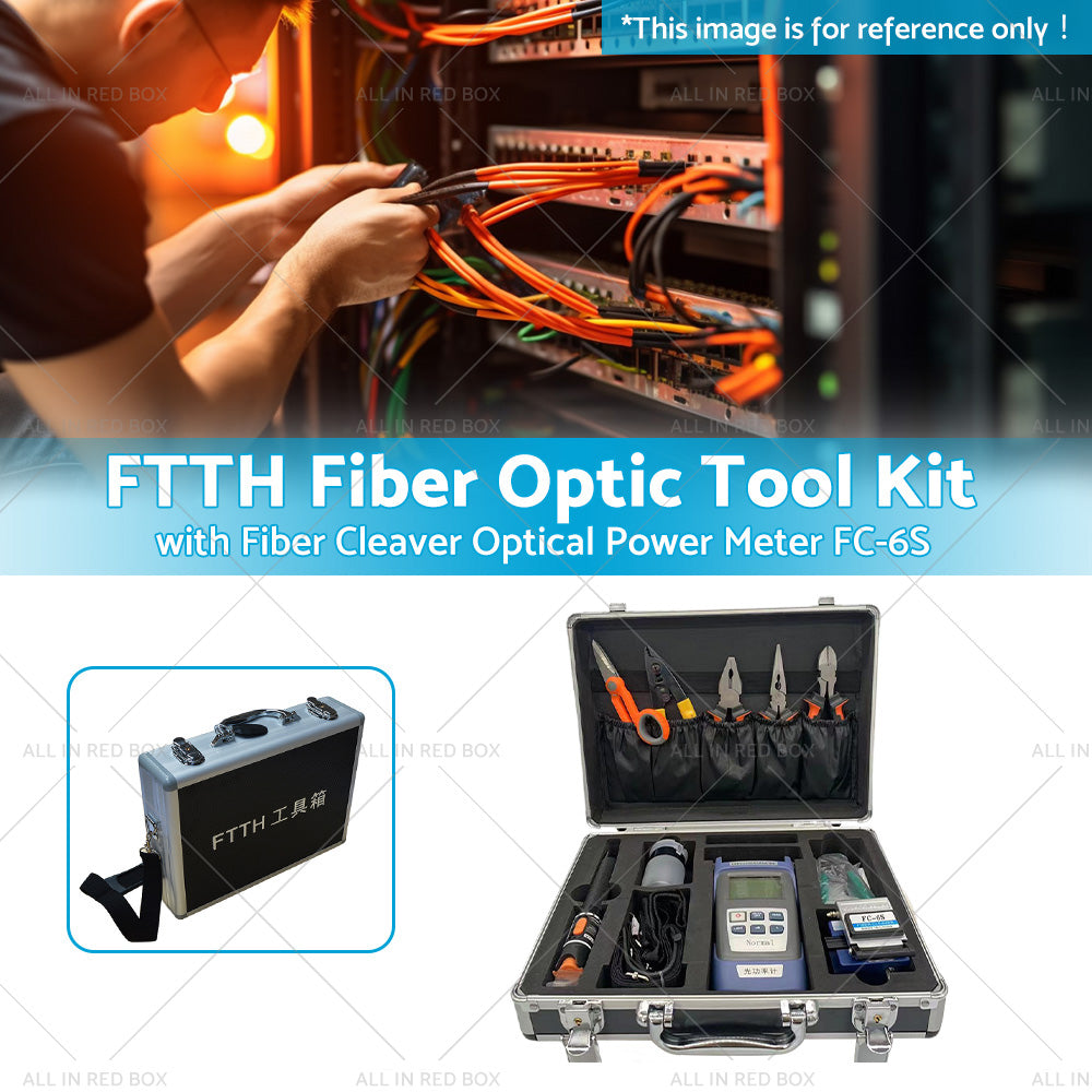 {{ FTTH Fiber Optic Tool Kit with Fiber Cleaver Optical Power Meter FC-6S }} - Buy Car Parts Online at {{ Kaka Auto Parts }}.