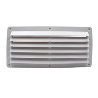 Rectangular Louvered Air Vent or Dent Vent For Caravan RV Boat Marine 260 x 125mm