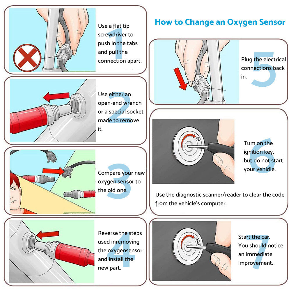 4x Pre-Cat & Post-Cat Oxygen Sensors Suitable For Nissan Pathfinder R51 VQ40DE