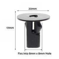 Screw Grommet Trim Clip for Wheelarch Inner Guard Bumper Nut Suitable For Toyota