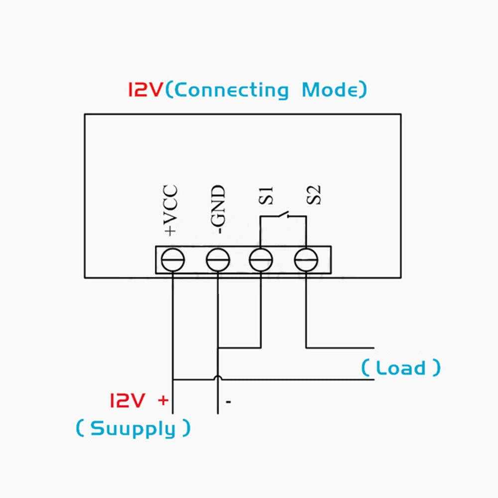 12V Intelligent Digital Temperature Controller Thermostat Switch with Temp Control