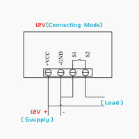 12V Intelligent Digital Temperature Controller Thermostat Switch with Temp Control