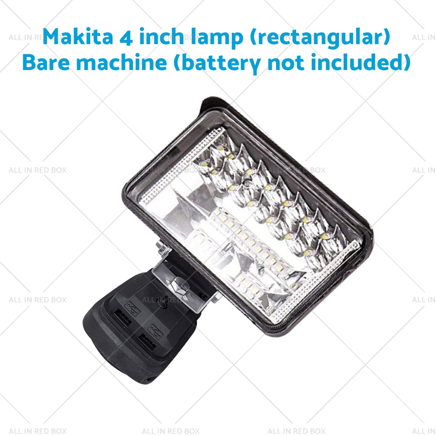 {{ 18V 4in LED Work Light Torch Camping Flashlights 2USB Suitablefor Makita Battery }} - Buy Car Parts Online at {{ Kaka Auto Parts }}.