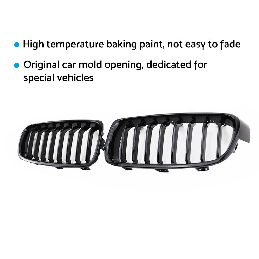 Front Bumper Kidney Grille Grill Suitable For BMW F30 F31 320i 330i 12-18