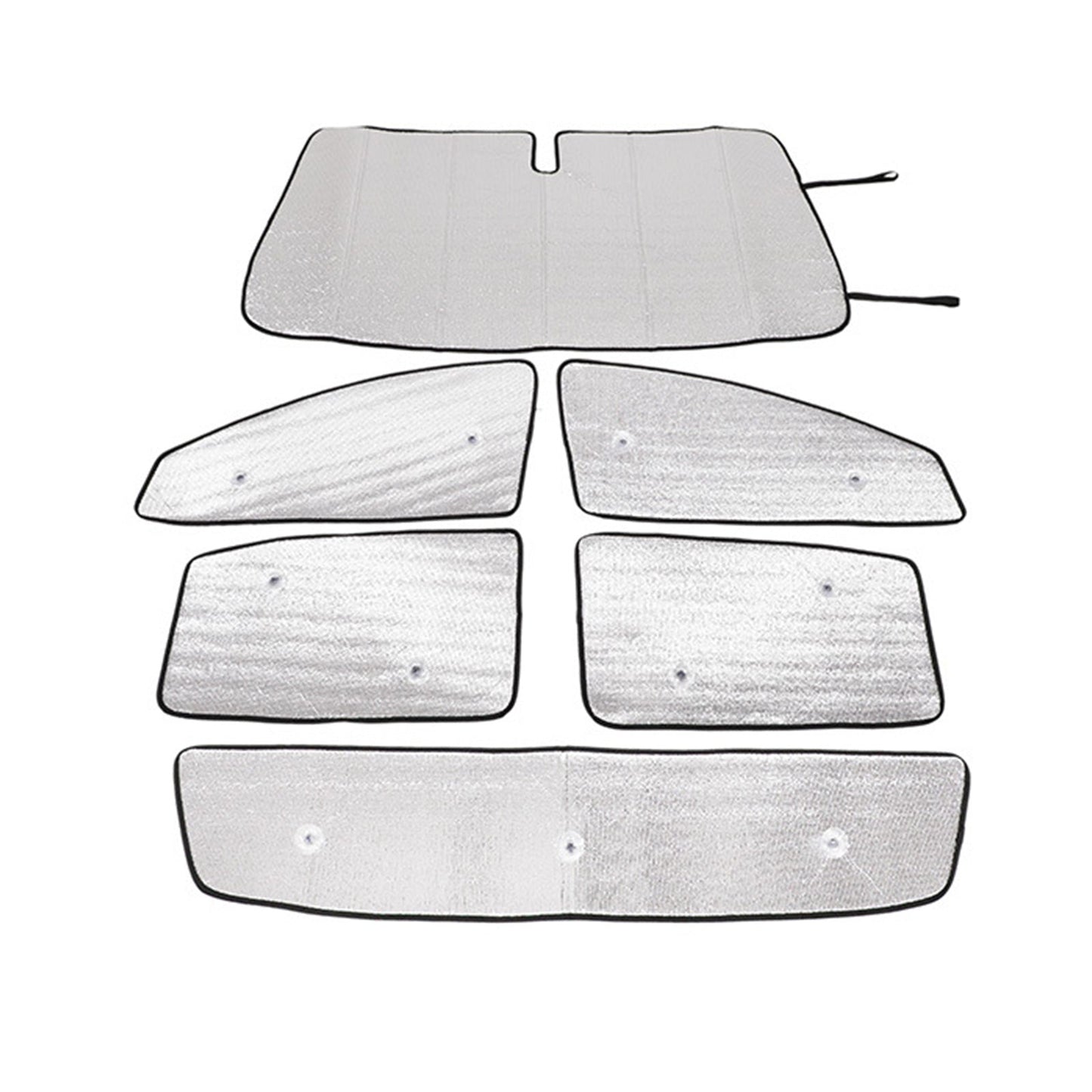 6x Car Sunshade Window Sun Shade Windscreen Visor Suitable For Ford Ranger 2015-2024