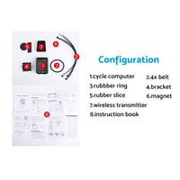 Wireless Cycling Bike LCD Speedometer Computer Odometer Suitable For Bicycle Waterproof