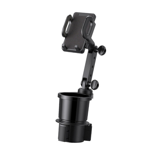 2-in-1 Universal Car Cup Holder Phone & GPS Mount Suitable For Adjustable 360° Angle