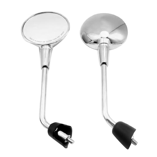 Left & Right Rearview Mirror Chrome Suitable For Vespa Primavera 50/125/150