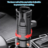 4-in-1 Adjustable Car Cup Holder Expander Adapter Tray for Drink Bottles