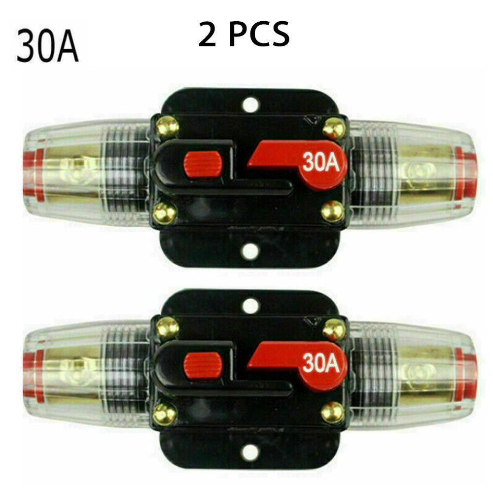 {{ 2 PCS AMP Circuit Breaker Dual Battery IP67 Waterproof 12V 24V Fuse Manual Reset }} - Buy Car Parts Online at {{ Kaka Auto Parts }}.