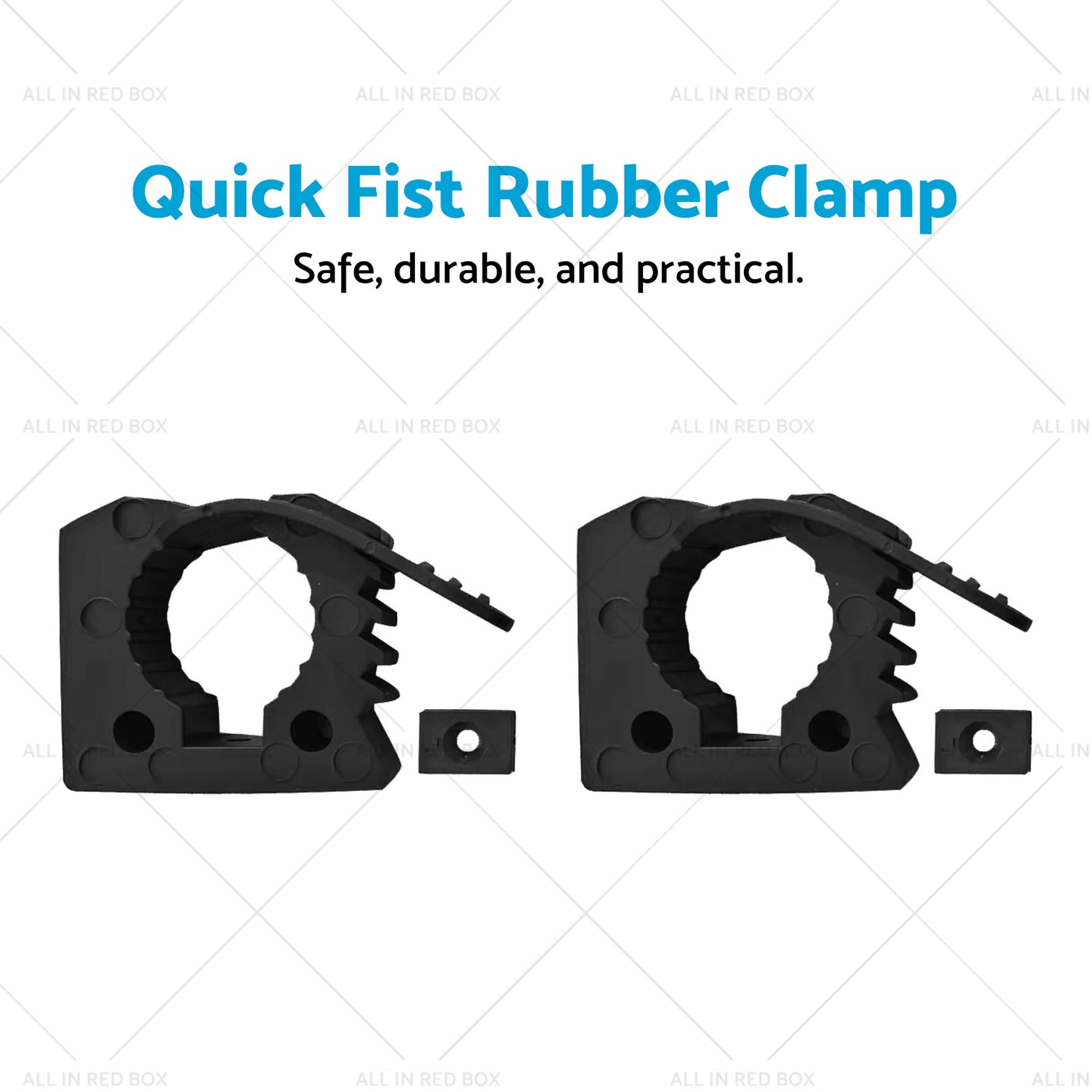{{ 2x Car Rubber Clamps Bases Adapter 25-45mm Shovel Axe Retainer Fixing Holder }} - Buy Car Parts Online at {{ Kaka Auto Parts }}.