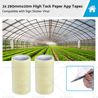 {{ 2x 290mmx20m High-Viscosity Paper Tapes Suitable for Sign Sticker Vinyl }} - Buy Car Parts Online at {{ Kaka Auto Parts }}.