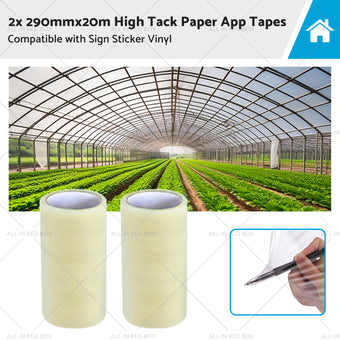compare product 2x 290mmx20m High-Viscosity Paper Tapes Suitable for Sign Sticker Vinyl