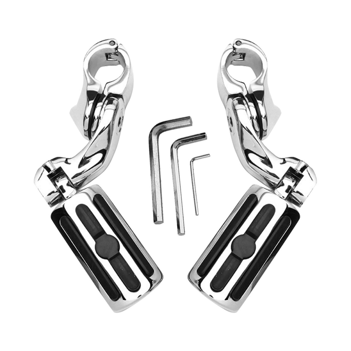 1-1 4''Motorcycle Highway Foot Pegs Chrome Engine Guard Suitable For Davidson AU