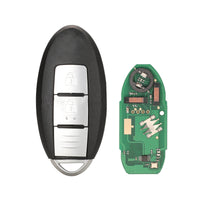 2x 433MHz 2 Buttons Chip Smart Remote Key Fob Suitable For Nissan Navara Cube