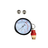 Air Compressor Pressure Switch Manifold Regulator With Safety Valve Suitable For 175PSI – 4-Port