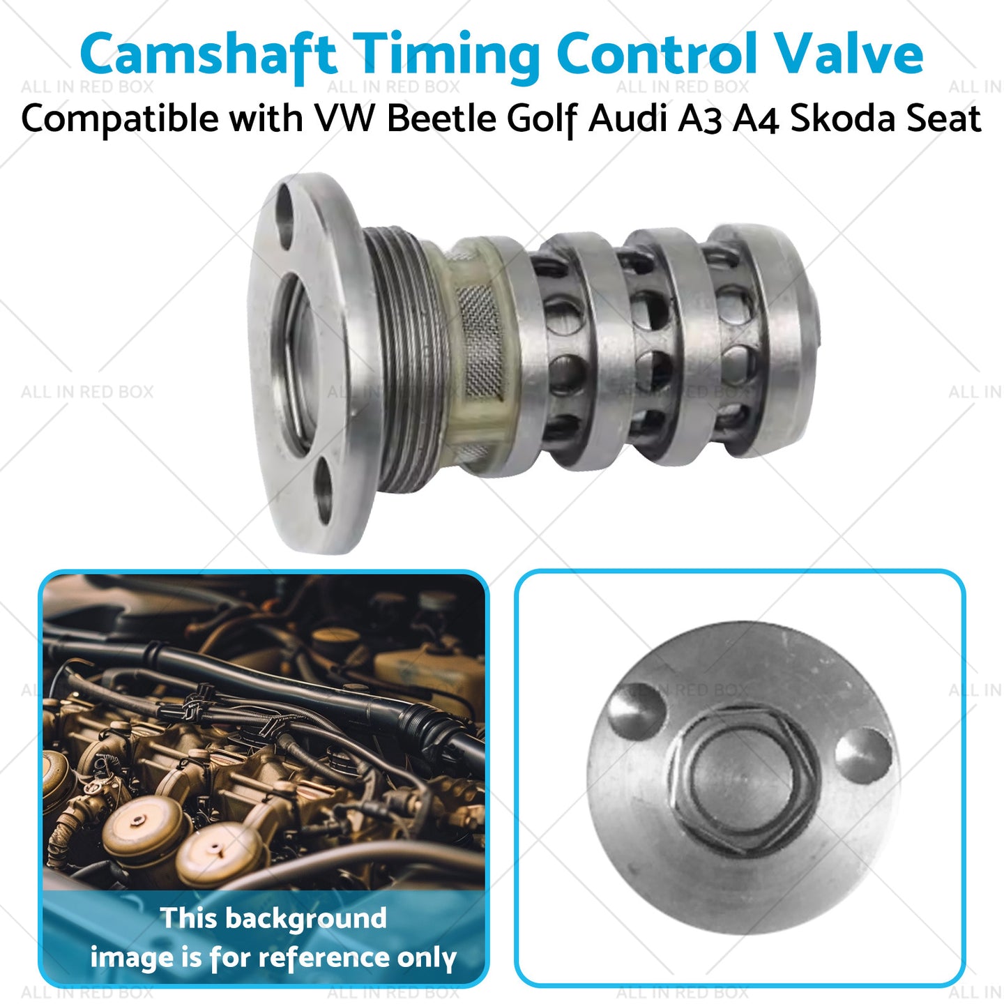 {{ Camshaft Timing Control Valve Suitable for AUDI A3 A4 VW Beetle Golf Skoda Seat }} - Buy Car Parts Online at {{ Kaka Auto Parts }}.