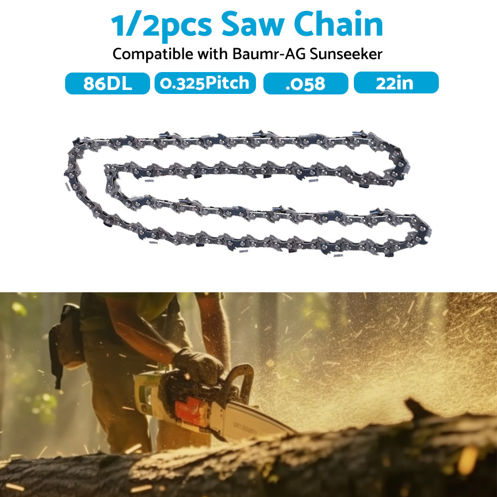 {{ 22  Chainsaw Chain 22inch 0. 325 . 058 86DL Suitable for Baumr-AG Sunseeker }} - Buy Car Parts Online at {{ Kaka Auto Parts }}.