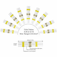 {{ Solder Seal Sleeve Heat Shrink Butt Wire Connectors Terminals Waterproof }} - Buy Car Parts Online at {{ Kaka Auto Parts }}.