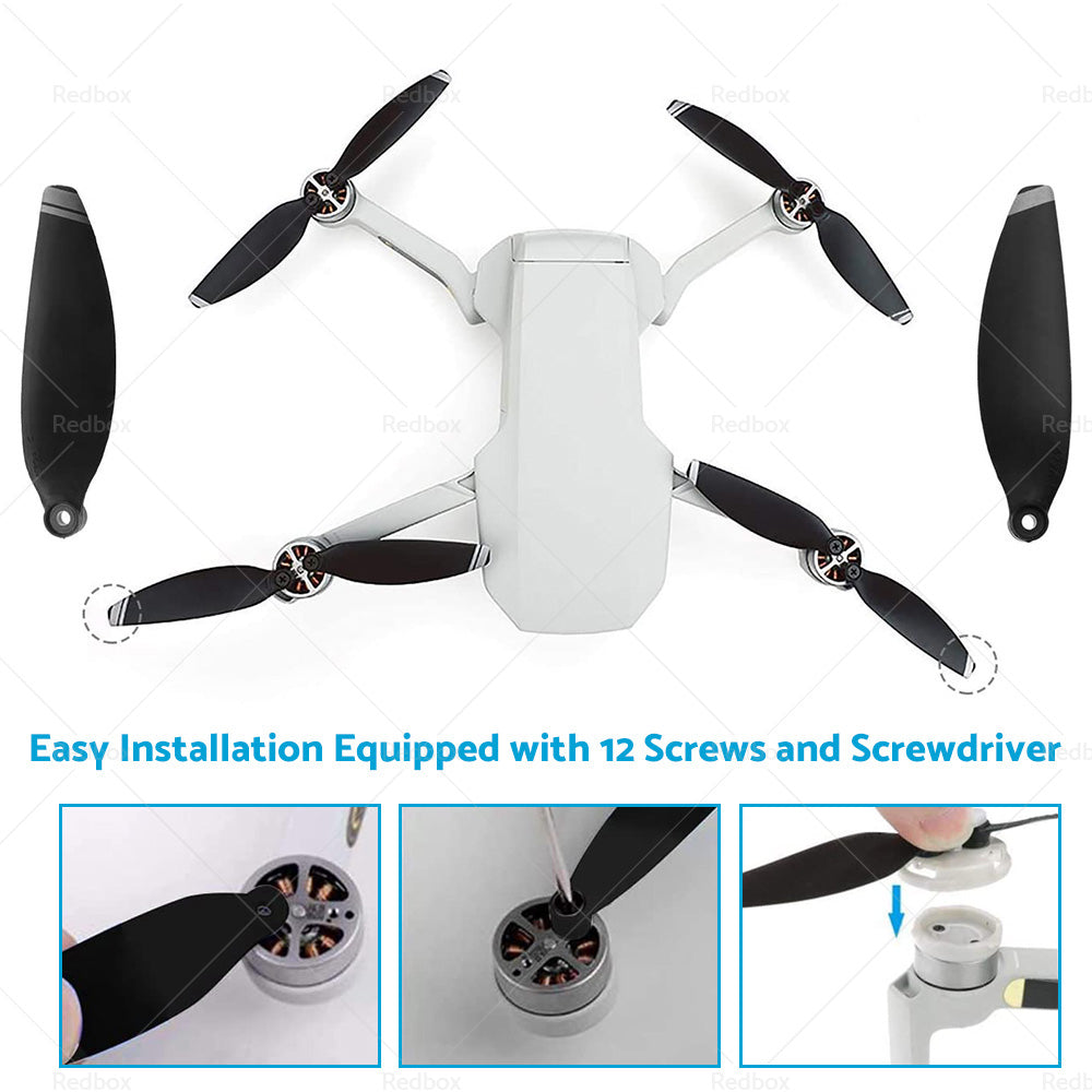 {{ Propellers Low Noise Blades Foldable Props Suitable For DJI Mavic Mini 2/Mini SE }} - Buy Car Parts Online at {{ Kaka Auto Parts }}.