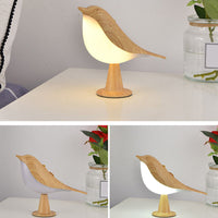 Modern Magpie Bird LED Table Lamp Touch Control Bedside Reading Night Light for Bedroom