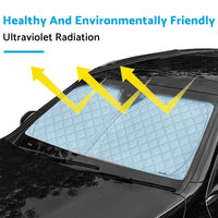 {{ UV Protection 6 Layer Thick WindScreen Sun Shade Suitable for Ford Ranger 23-25 }} - Buy Car Parts Online at {{ Kaka Auto Parts }}.