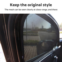 Magnetic Rear and Side Window Sun Shade Mesh Suitable For Toyota RAV4 2019-2023