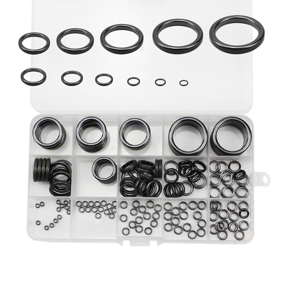 Ceramic Fishing Rod Guide Rings Repair Kit 160PCS 3.7mm-30mm Wear-Resistant