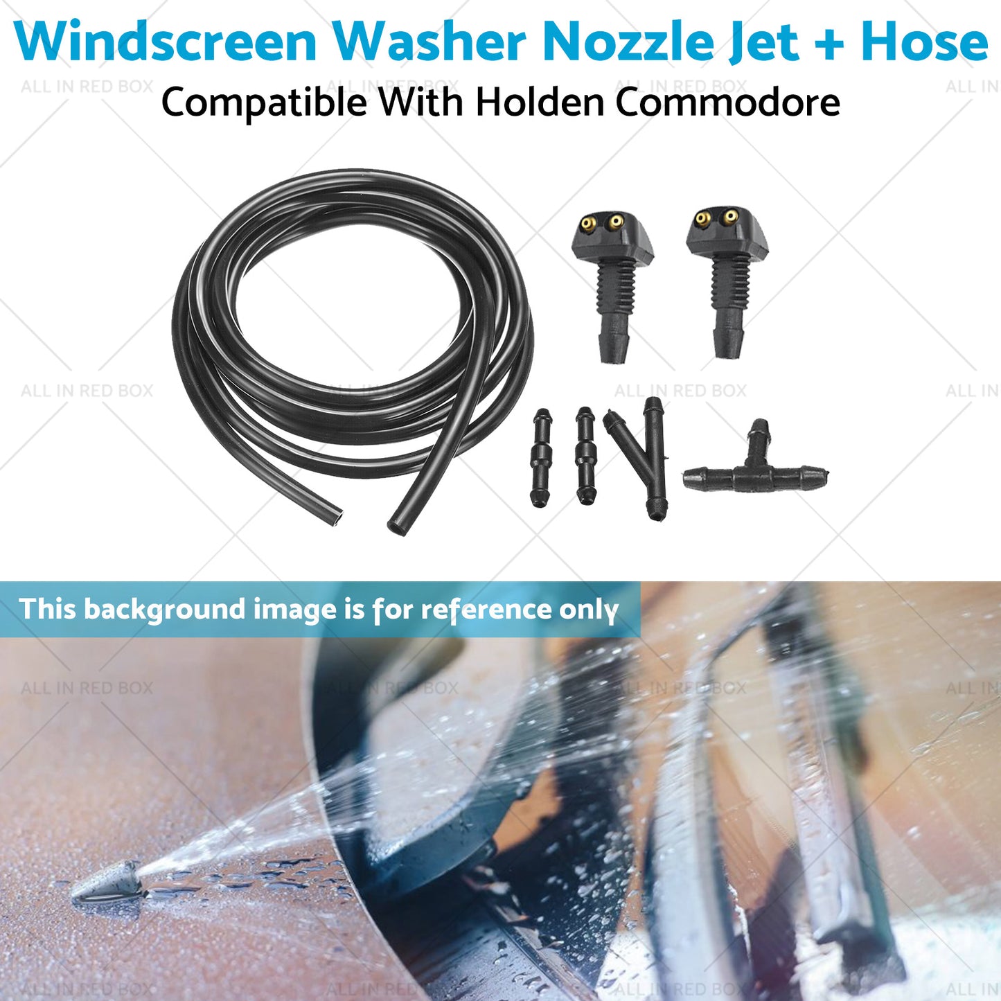 {{ Windscreen Washer Nozzle Jet Hose Kit Suitable For Holden Commodore VB VC VH VK }} - Buy Car Parts Online at {{ Kaka Auto Parts }}.