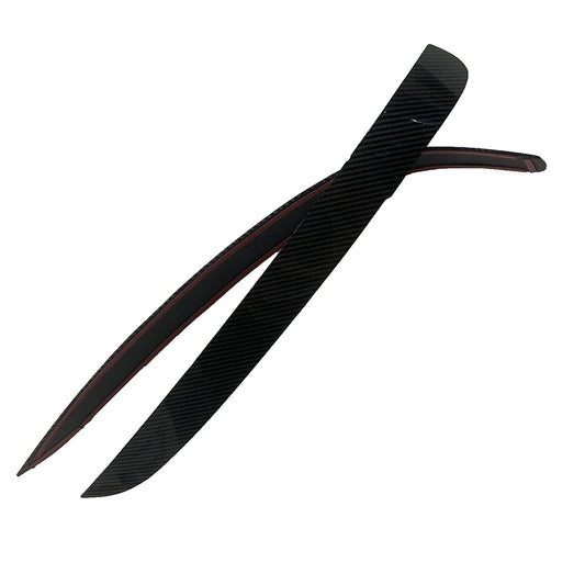 Carbon Fiber Headlight Eyelids Eyebrows Lid Suitable For Holden VE Commodore SS / SSV / SV6