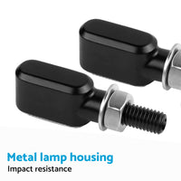 4x Motorcycle Indicator Turn Signal Blinkers Amber Mini LED Lights Suitable For All Motorcycles