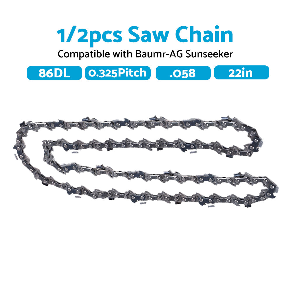 {{ 22  Chainsaw Chain 22inch 0. 325 . 058 86DL Suitable for Baumr-AG Sunseeker }} - Buy Car Parts Online at {{ Kaka Auto Parts }}.