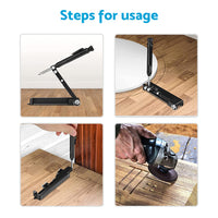 Multi-Function Scribing Tool Suitable For Construction and Precise Woodworking with 6x Pencils